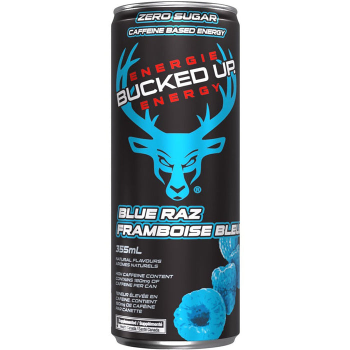 Bucked Up Blue Raz 355ML